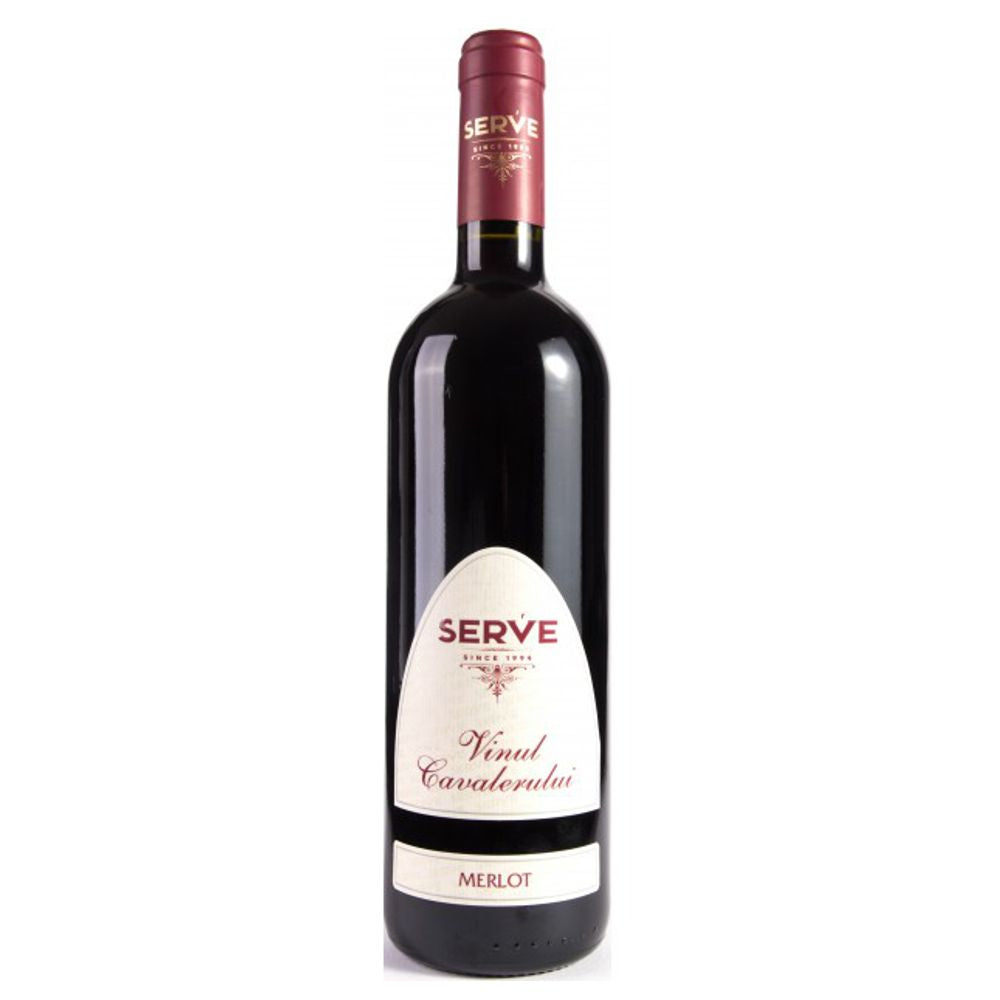Vinul Cavalerului, Merlot, Crama SERVE, 750 ml