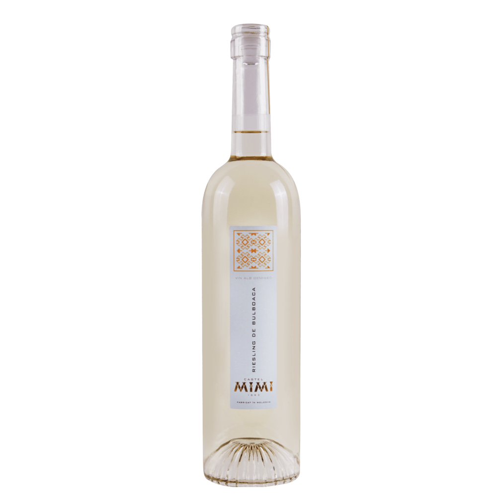 Castel MIMI, Riesling de Bulboaca, Demisec, 750 ml SGR